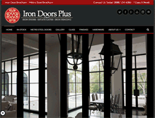 Tablet Screenshot of irondoorsplus.com